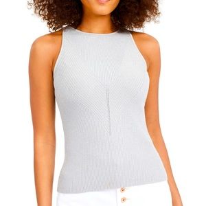 INC Ribbed sweater tank